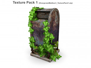 Overgrown Mailbox 1 3D Model