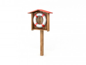 Lifebuoy Post 3 Modelo 3D