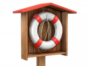 Lifebuoy Post 3 Modelo 3D