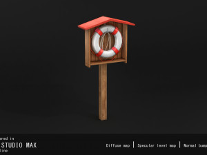 Lifebuoy Post 3 Modelo 3D