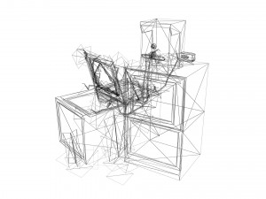 Overgrown Newspaper Dispenser 1 3D-Modell