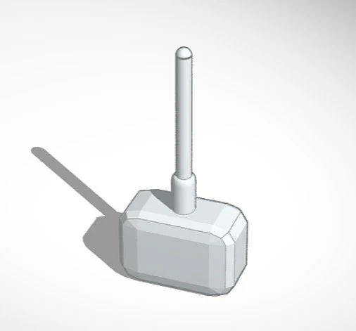 Thors hammer CG Textures .c4d .max .obj .3ds .fbx .stl .blend