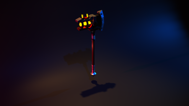 Cool axe 3D 模型 .c4d .max .obj .3ds .fbx .stl .blend 