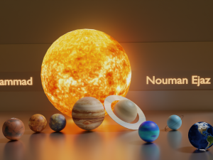 Of planets with animation as well 3D Model