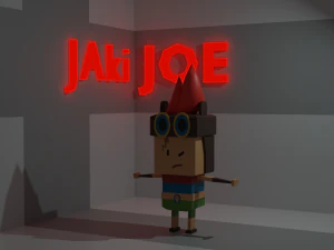 Jaki Joe 캐릭터의 3D 모델