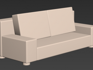 Sofa 3D मॉडल