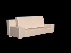 Sofa 3D मॉडल