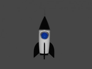 Rocket Modell To Games 3D Model