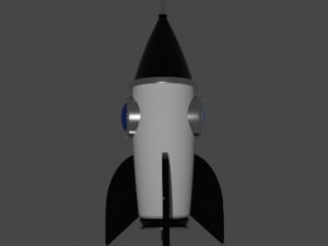 Rocket Modell To Games 3D Model