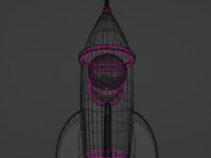 Rocket Modell To Games 3D Model