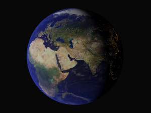 Tierra de muy alta calidad. Modelo 3D