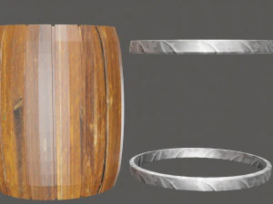 Barrel 3D Model