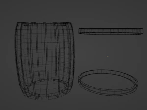 Barrel 3D Model