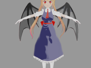 Tohru kobayashi maid Anime 3D Model