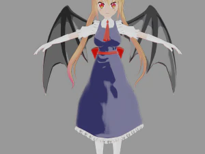Tohru kobayashi maid Anime 3D Model