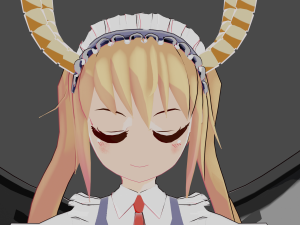 Tohru kobayashi maid Anime 3D Model
