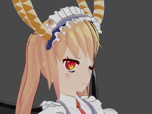 Tohru kobayashi maid Anime 3D Model