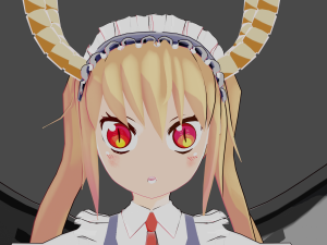 Tohru kobayashi maid Anime 3D Model