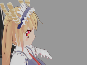 Tohru kobayashi maid Anime 3D Model