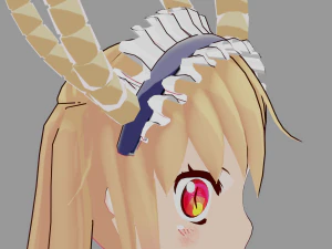 Tohru kobayashi maid Anime 3D Model