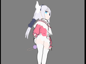 Kanna kobayashi dragon 3D Modell