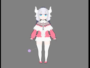 Kanna kobayashi dragon 3D Model