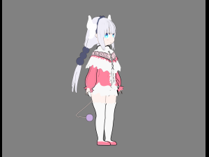 Kanna kobayashi dragon 3D Modell