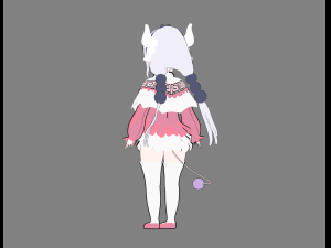 Kanna kobayashi dragon 3D Modell