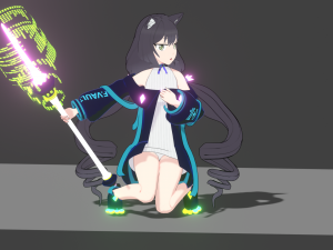 Kiruya momochi 3d anime 3D 모델