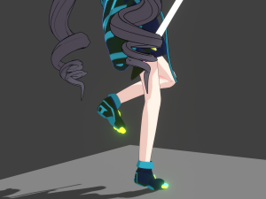 Kiruya momochi 3d anime 3D 모델
