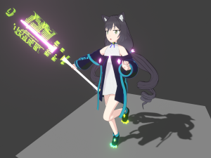 Kiruya momochi 3d anime 3D 모델