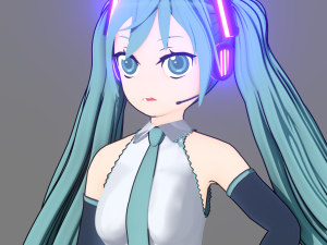 Hatsune Miku vocaloid 3D Models