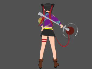 Nowa sugaya anime 3D Model