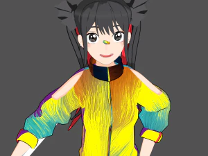 Nowa sugaya anime 3D Model