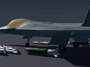 F-22 Raptor Lockheed Martin 3D Модель