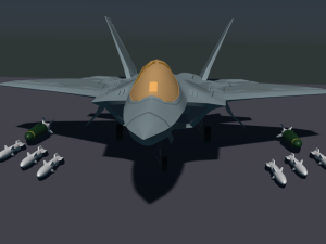 F-22 Raptor Lockheed Martin 3D Модель