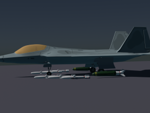 F-22 Raptor Lockheed Martin 3D Модель