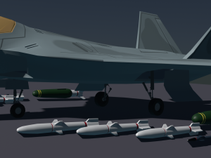 F-22 Raptor Lockheed Martin 3D Модель