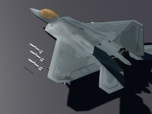 F-22 Raptor Lockheed Martin 3D Модель