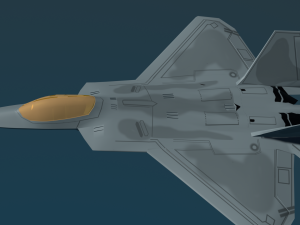 F-22 Raptor Lockheed Martin 3D Модель