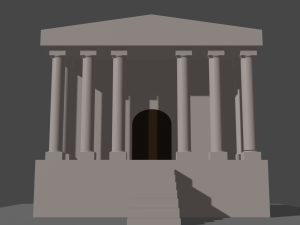 Museum or theater Modelo 3D