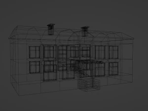 Post-apocalypse Soviet house 3D Model