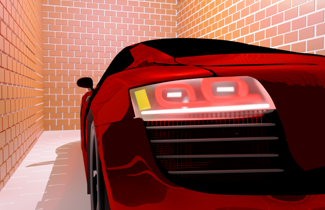 Audi R8 Modèle 3D .c4d .max .obj .3ds .fbx .stl .blend 