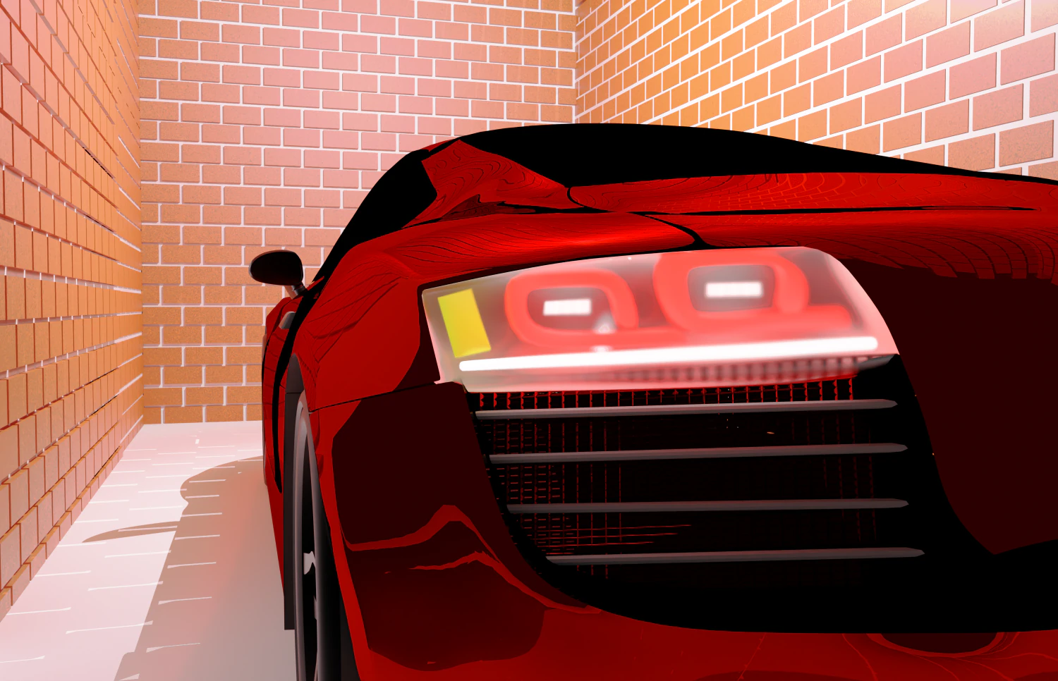 Audi R8 3D Model .c4d .max .obj .3ds .fbx .stl .blend