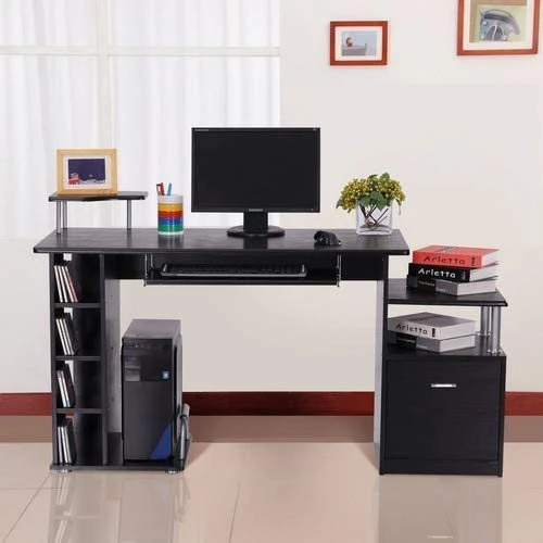 Workstation with Drawer Shelves CPU Storage Rack Home Office Furniture 3D Model .c4d .max .obj .3ds .fbx .stl .blend 