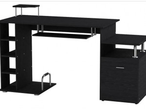 Workstation with Drawer Shelves CPU Storage Rack Home Office Furniture 3D 모델