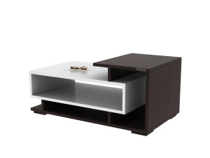 Engineered Wood Coffee Table- Centre Table-Tea Table with Shelves 3D 模型