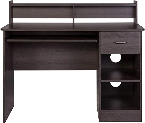OneSpace Essential Computer Desk Hutch with Pull-Out Keyboard 3D Model .c4d .max .obj .3ds .fbx .stl .blend 