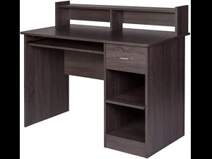 OneSpace Essential Computer Desk Hutch with Pull-Out Keyboard 3D Model