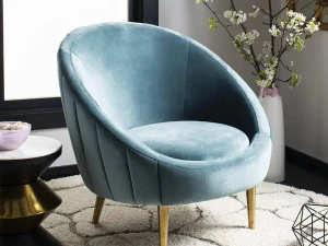 Razia Barrel Chair Living Room Furniture 3D Model